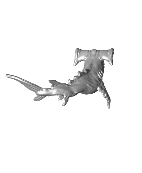 Hammer head Scaver - Weird Shores - PRESUPPORTED - Illustrated and Stats - 32mm scale			 3d model