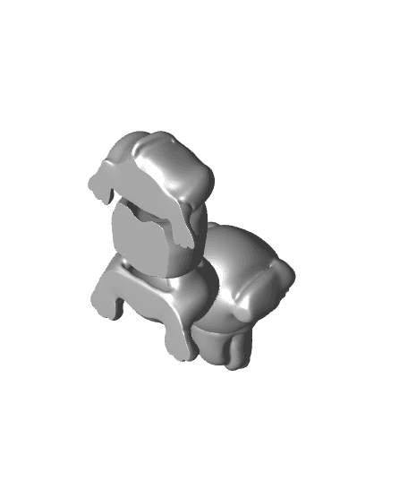 Flexi Dash Hound (No Supports) 3d model