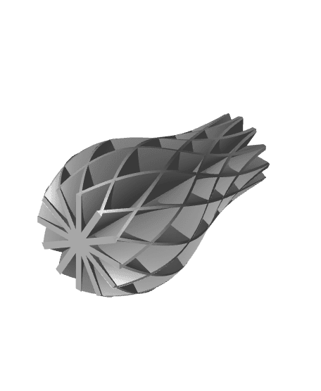 pineapple vase.stl 3d model