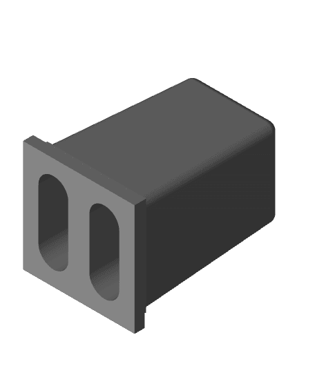Cement concrete resign plaster pot mold square V2  3d model