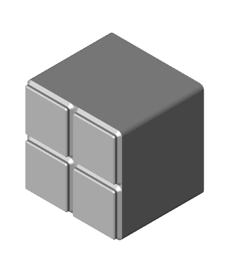 Gridfinity - Simple desk organiser (modular) 3d model