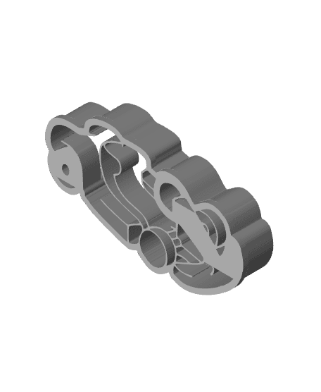 Formula Cookie Cutter, Biscuit Cutter 3d model