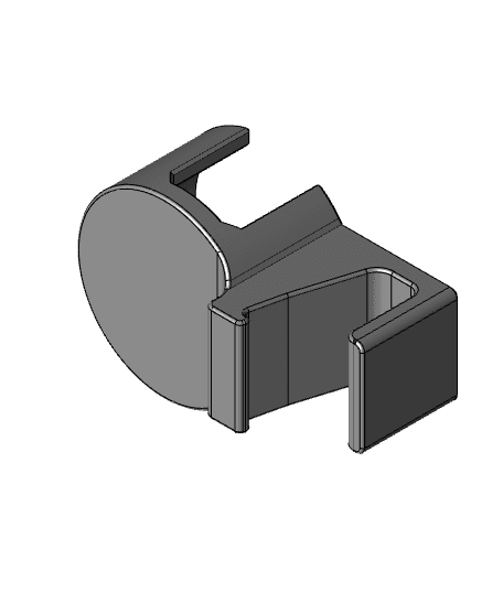 2014-2018 Silverado and Sierra Mug Holder - Full Center Floor Console 3d model