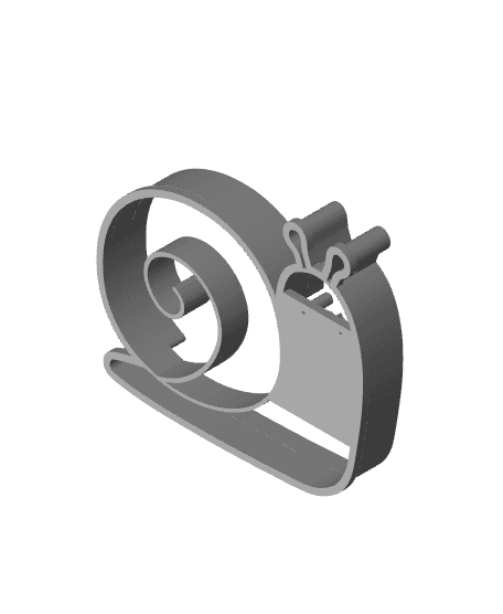 Snail Cookie Cutter, Biscuit Cutter 3d model