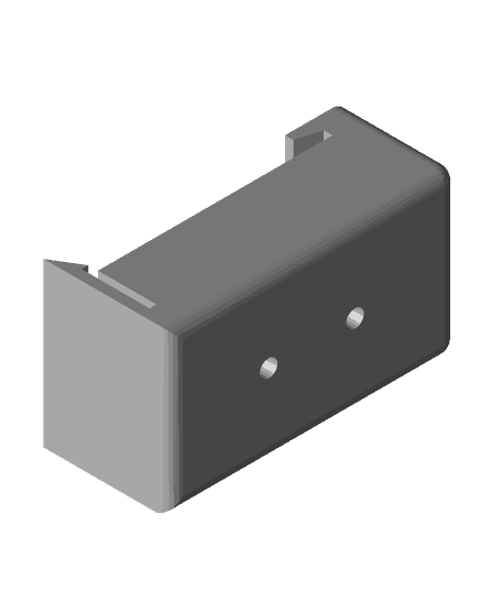 Adjustable Multimeter Holder + DIN Rail attachement 3d model