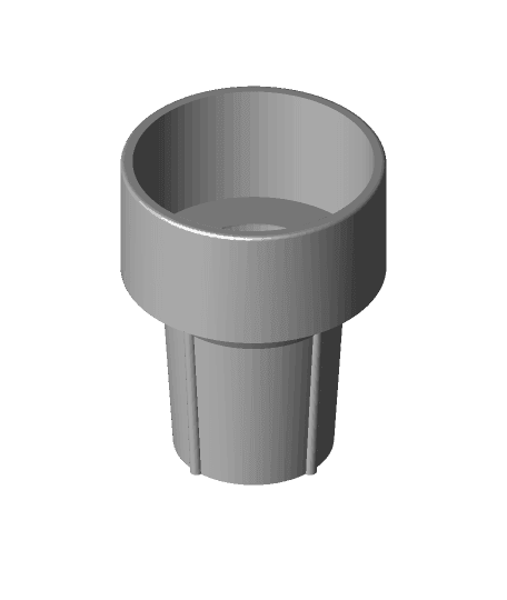 Remix of Cup Holder Adapter - 2nd Gen Tacoma Center Console 3d model