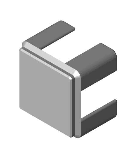 Gridfinity 1x1 for 42mm pipe 3d model