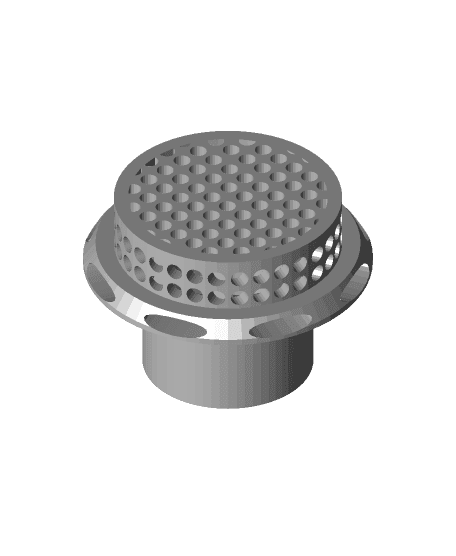 drain cover and strainer 3d model