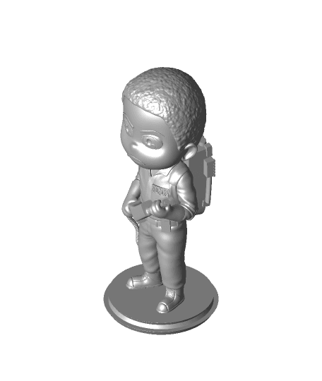 Little Big Head- Zeddemore (Ghostbusters) 3d model
