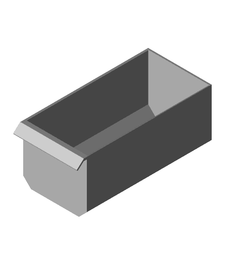 Multiboard Multigrid Drawer 1x1x2 3d model
