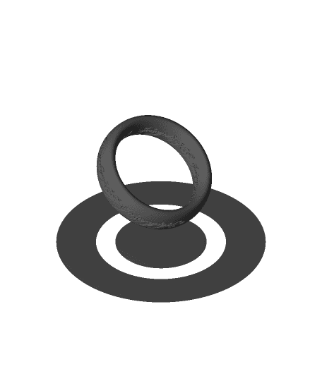 The One ring organice support 3d model