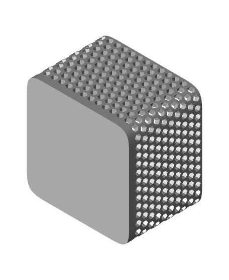 Honeycomb storage bin 3d model
