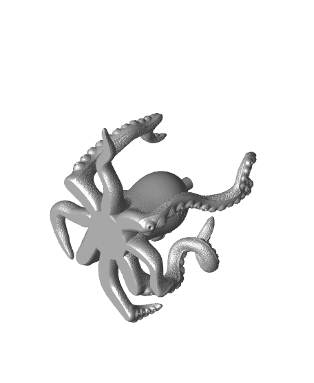 Octopus Helper: Octopu-Su-Chef, OctoPirate & Octopu-Student 3d model