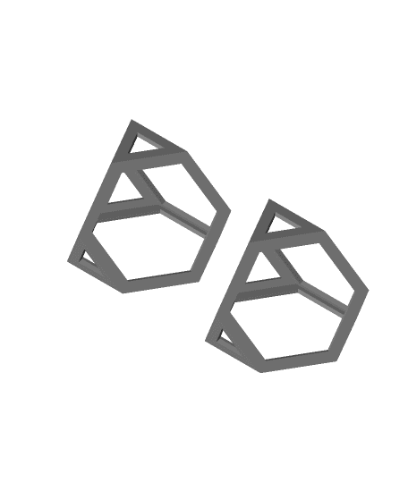 Figure 8 knot complement tetrahedra 3d model