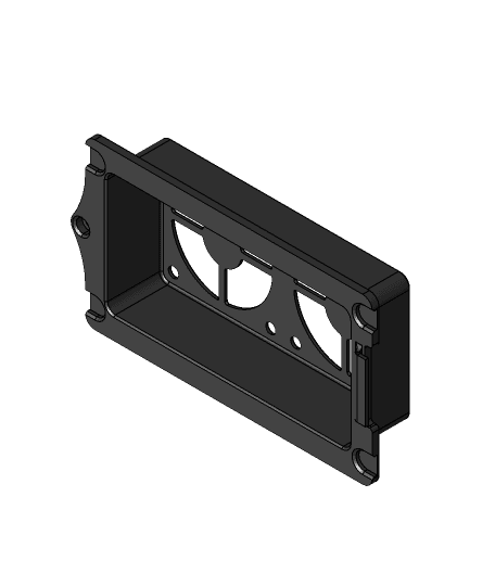 O11D XL HDD Fan Shrouds (2x Noctua NF-A6x25) 3d model