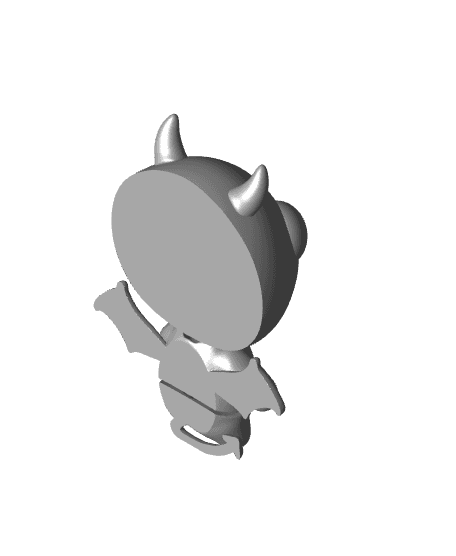 Little Devil Articulating Flexy - Wiggle and Stand  3d model