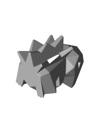 Low-poly Cyndaquil (Version 2) 3d model