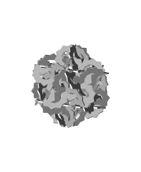 TWISTED DODECAHEDRON 1 3d model