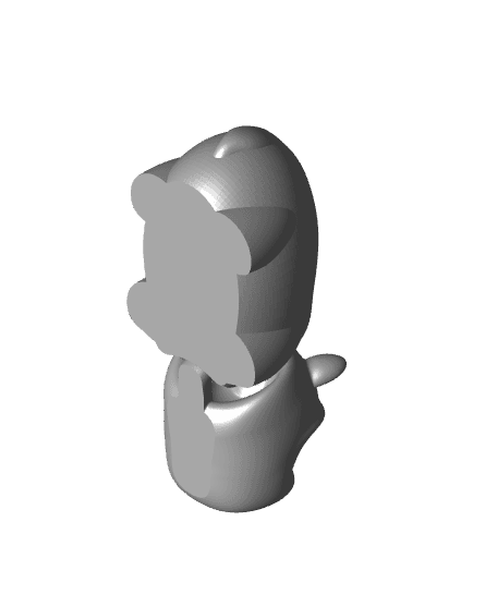 Cute Flexi Hippo 3d model