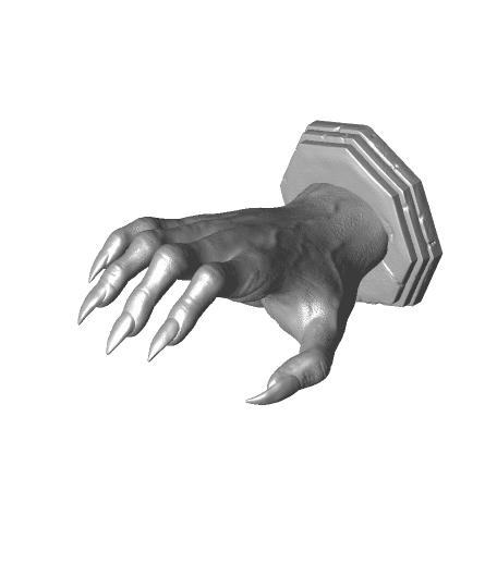 Hell Hand Controller Stand  3d model