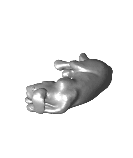Resting Dog - Quick Unfinished Idea 3d model