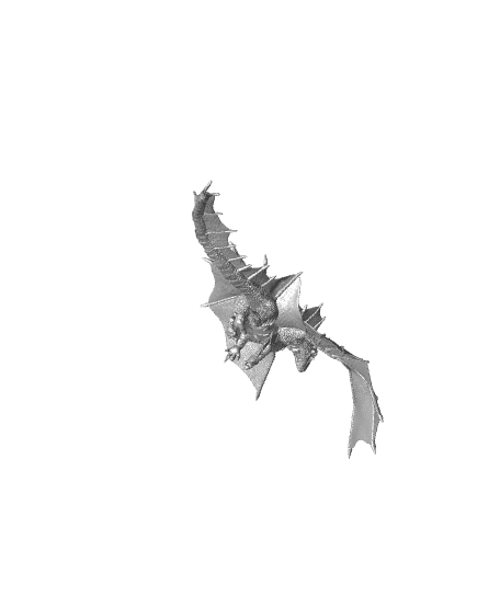 Young Gold Dragon 3d model