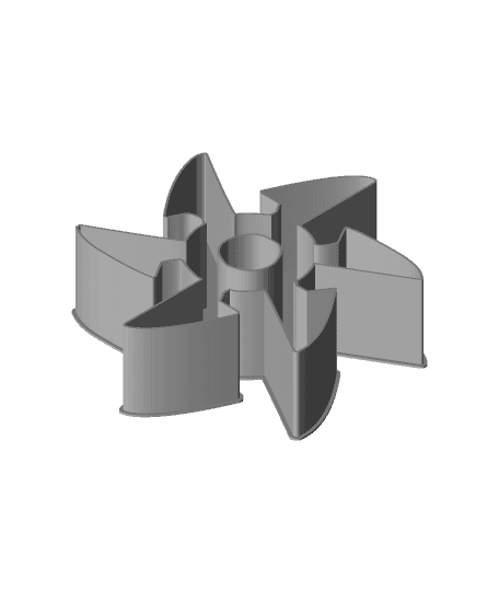 Shuriken 006F, nestable box (v2) 3d model