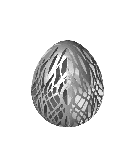 Ornamental Egg (Patterned) 3d model