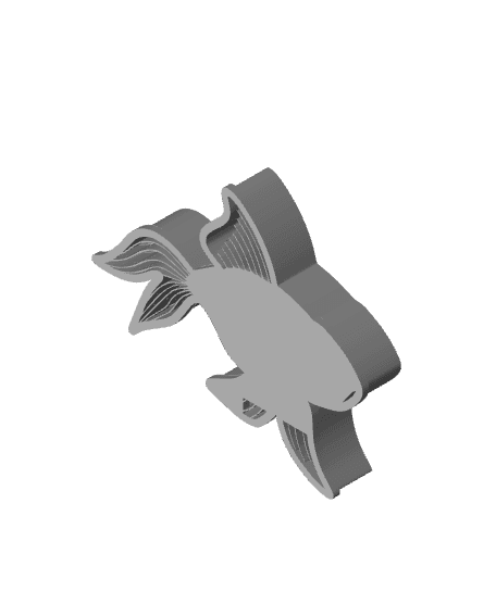 Fish Cookie Cutter, Biscuit Cutter 3d model