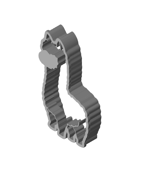 Llama Cookie Cutter, Biscuit Cutter 3d model