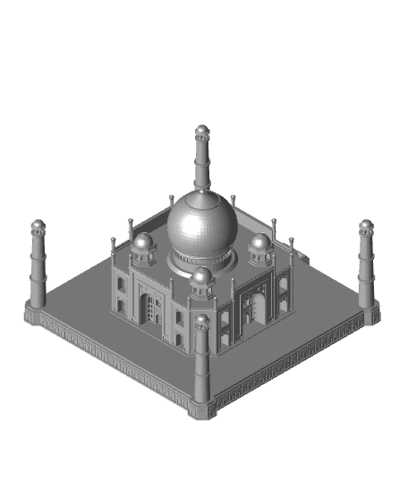 Taj Mahal India.stl 3d model