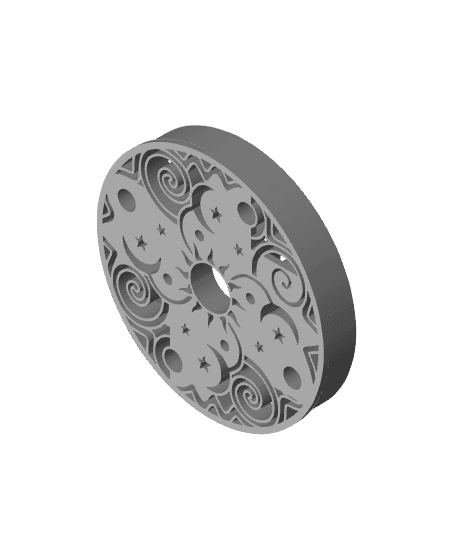 Mandala Cookie Cutter, Biscuit Cutter 3d model