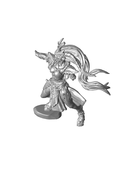 Elora Shumigrai - With Free Dragon Warhammer - 5e DnD Inspired for RPG and Wargamers 3d model