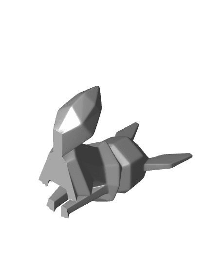 Low-poly Eevee - Remastered 3d model