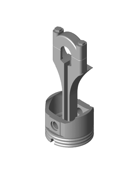 Piston Apple Watch Charger / No Supports 3d model