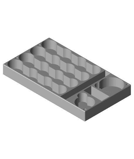 Token Box for Miniatures Wargaming 3d model