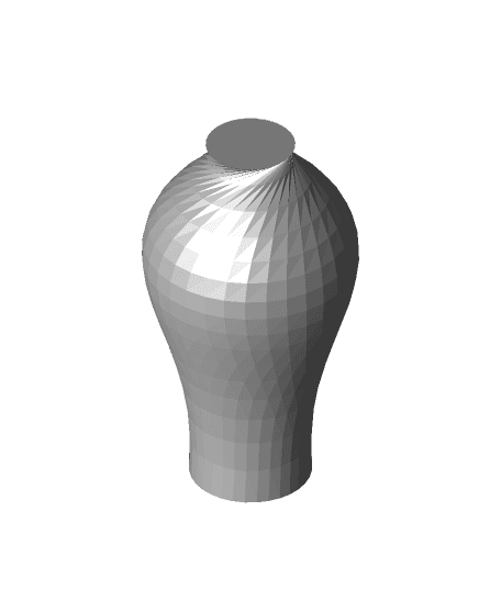 Tesselated vase 3d model