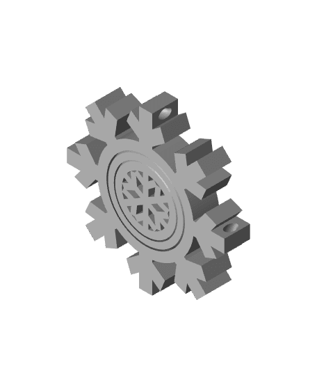 Gyro Snowflake V1 3d model