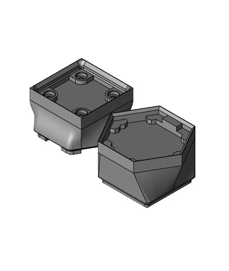 Gridfinity 2.0 to 1.0 adapter 3d model