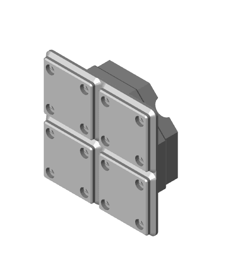 gridfinity 2x2 ashtray 3d model