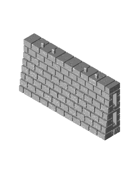 cut_stone#foundation.openlock+side,pegs 3d model