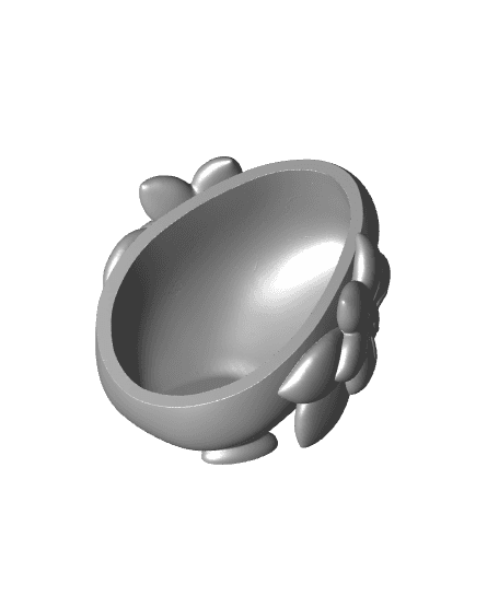 Shaymin Planter (Easy Print No Supports) 3d model