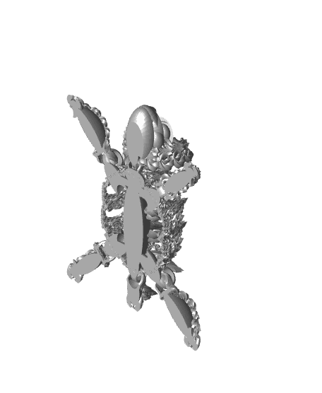 Shakaworld3D Bone Crown Dragon Turtle  3d model