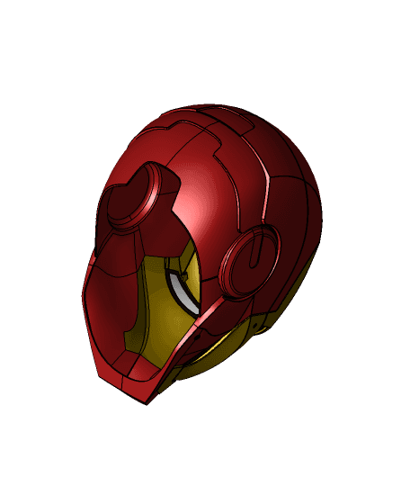 Iron Man Helmet (1).STEP 3d model