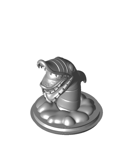 Sandworm Bust (Beetlejuice) -Little Big Head Series 3d model