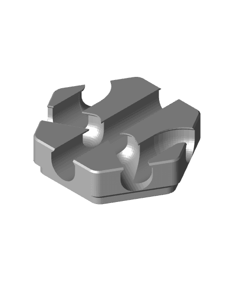Hextraction Splitter Tile 3d model