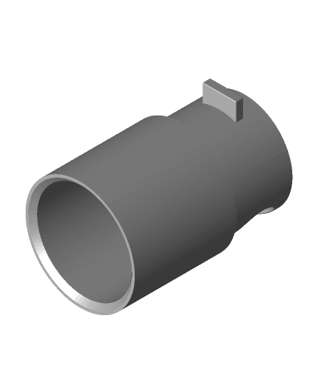 Milwaukee Handkreissäge CCS44 M12 Absaugstuzten 3d model