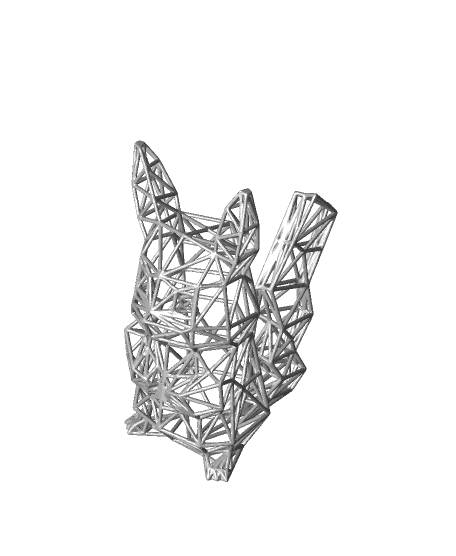 Pikachu Wire Art - Fan Art  3d model
