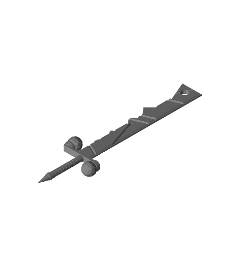 FHW: Weirdsmasha Troll Sword with warpstones 3d model