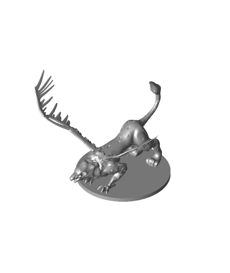 Zombie Griffon 3d model